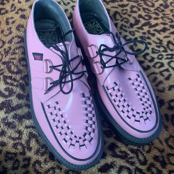 tuk Shoes Vintage Pink Patent Leather Tuk Platform Creepers Poshmark